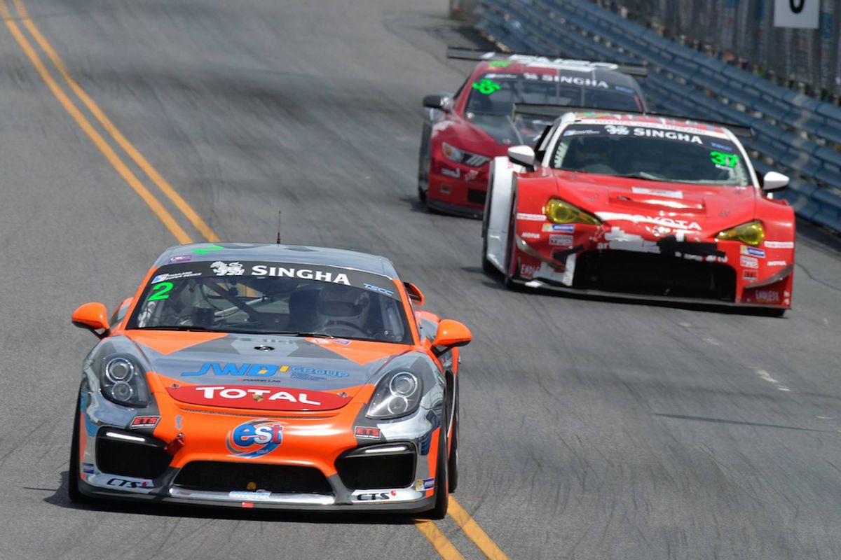  Porsche Cayman GT4 Trophy Thailand entries fired up for Chang finale